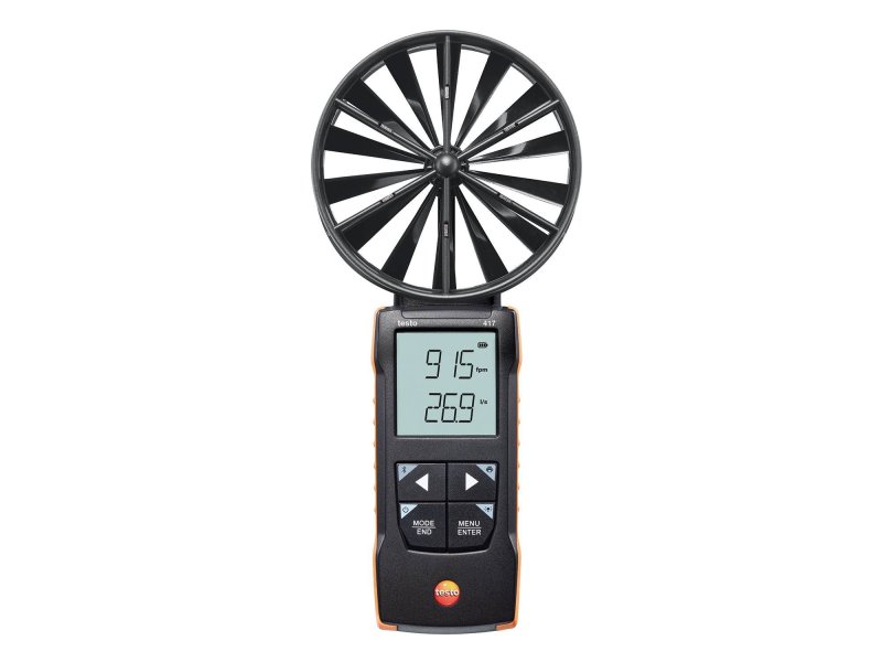 Testo 417 - Vrtuľkový anemometer 100 mm vrtuľka